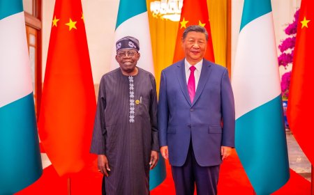 On Monday in Beijing, President Tinubu paid a visit to the China Railway Construction Corporation (CRCC), where he said Ibadan-Abuja-Kaduna-Kano railway segments will be completed.