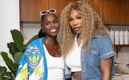 Nigerian Influencer, Eni Popoola Rocked the US Open with Serena Williams, See Her Lewk