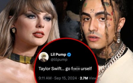 Rapper Lil Pump slams Taylor Swift over Kamala Harris endorsement