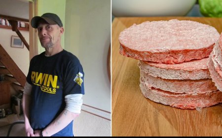 Man, 57, accidentally st@bbed himself to d3ath trying to separate two frozen burgers with a knife