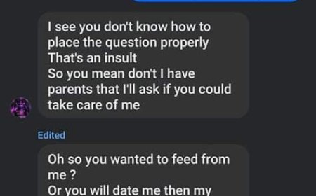 Nigerian man gets blocked by a lady he wooed for asking if "she's an orphan" after she inquired if he can take care of her