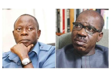 Former Governor of Edo State, Adams Oshiomhole, has declared that current Governor Godwin Obaseki is “politically d£ad” following the outcome of the just-concluded governorship election in the state.