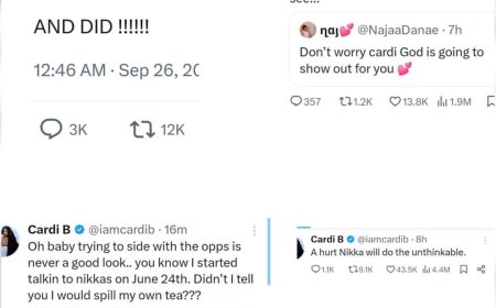 Cardi B responds after OFFSET accuses her of having S*X while pregnant with their child