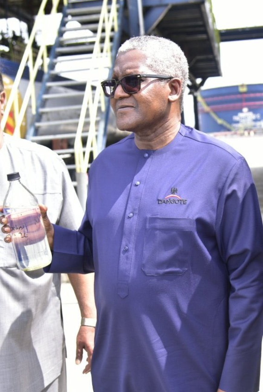 NNPC YET TO LIFT OUR PETROL - Dangote Refinery