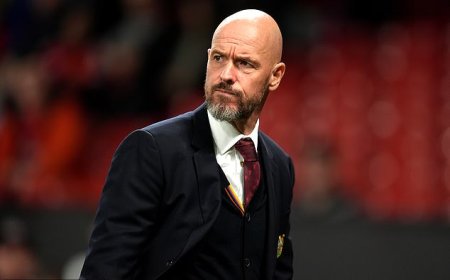 Man. United coach, Erik ten Hag breaks silence on his future after 3-0 defeat by Tottenham
