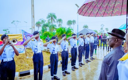 Speech by Rt Hon Sheriff Oborevwori on the inspection of Nigerian Maritime University Lecture Hall built by thier administration [PHOTOS]