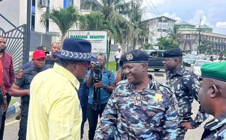 Mayor of Port Harcourt Meets New Rivers State Commissioner of Police, CP Mustapha Mohammed Bala