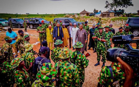 During his two-day operational visit to the region, Defense Minister Mohammed Badaru praised the dedication of the military personnel in protecting Kaduna State, especially along the Kaduna/Birnin Gwari road.