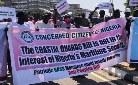 Protesters storm Senate over bill for establishment of Marine Coast Guard