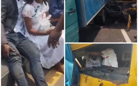 Newlyweds and 16 others injured in accident on 3rd mainland bridge