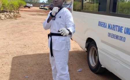 Breaking News: Nigeria Maritime University Secures Gold Medals in Taekwondo, Cadet Corniel Akposanfagha to Represent Nigeria in Germany