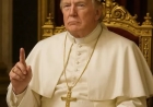 President Trump posts image of himself as Pope on Truth Social.