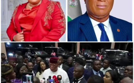 Gov Umo Eno reacts to trending video of his daughter making wild allegations against him