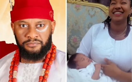 I’m so grateful for this amazing woman you brought into my life- Actor, Yul Edochie appreciates God for sending Judy his way