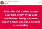 What she did is the cause of over 80% of domestic violence - Nigerian woman criticizes Ibom Air passenger