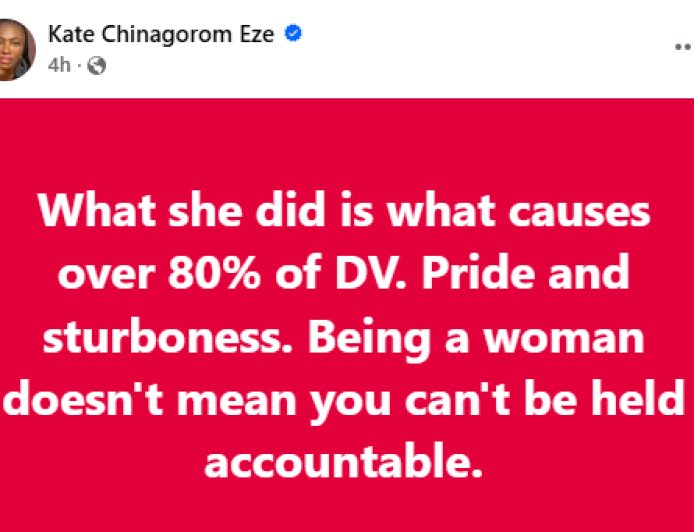 What she did is the cause of over 80% of domestic violence - Nigerian woman criticizes Ibom Air passenger