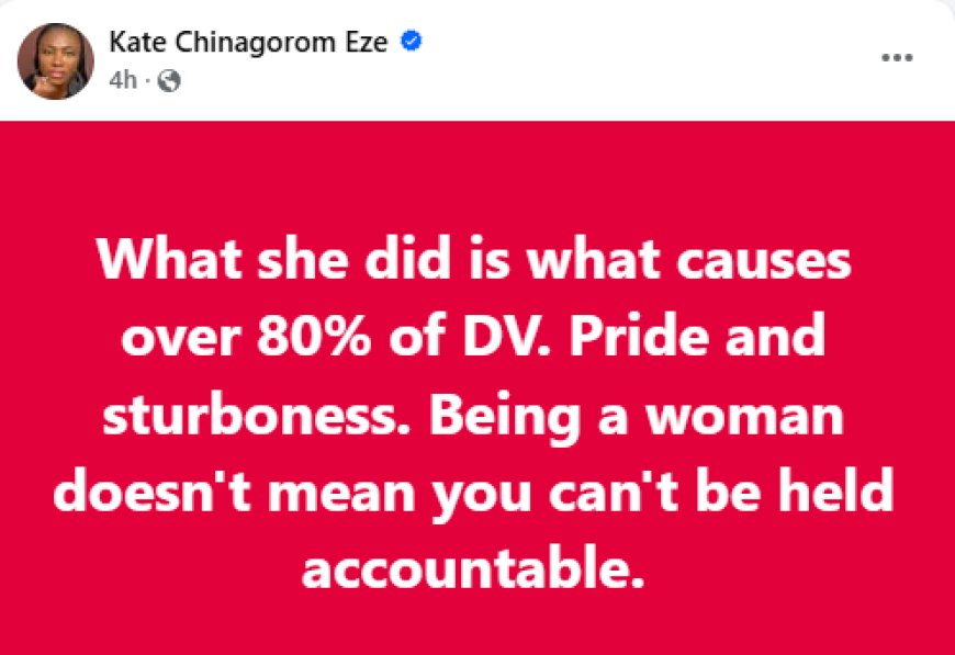 What she did is the cause of over 80% of domestic violence - Nigerian woman criticizes Ibom Air passenger