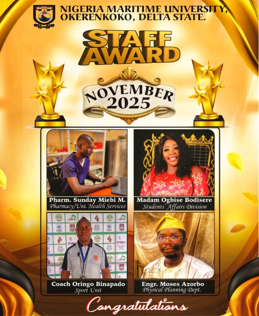 A Culture of Excellence: Expressing Gratitude to the Leadership of Nigeria Maritime University, Okerenkoko