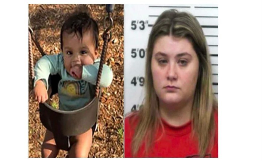 A former beauty pageant queen is accused of beating her boyfriend’s 18-month-old son to de@th in her college dorm room while her partner went to pick up pizza. 