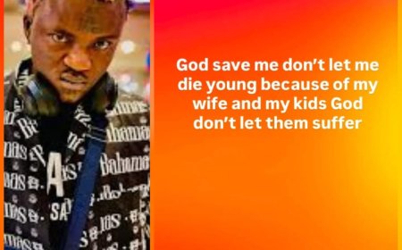 “God save me, don’t let me d*e young because of my wife and kids” — Singer Portable’s IG post raises concern