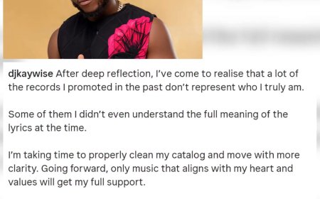 “Some songs I promoted don’t reflect who I truly am” — DJ Kaywise speaks on cleaning up his catalog, stirs concern