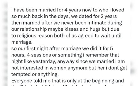 “I think I’m addicted to my wife” — Man shares how his desire for his wife has grown after 4 years of marriage