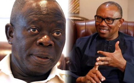 2027: Peter Obi’s business is to export job and import unemployment to the country. He can’t be president — Oshiomhole