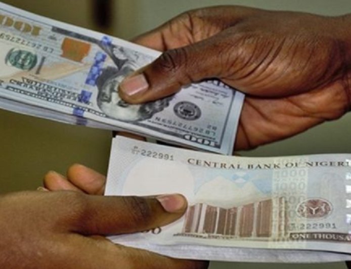 Dollar to Naira exchange rate today