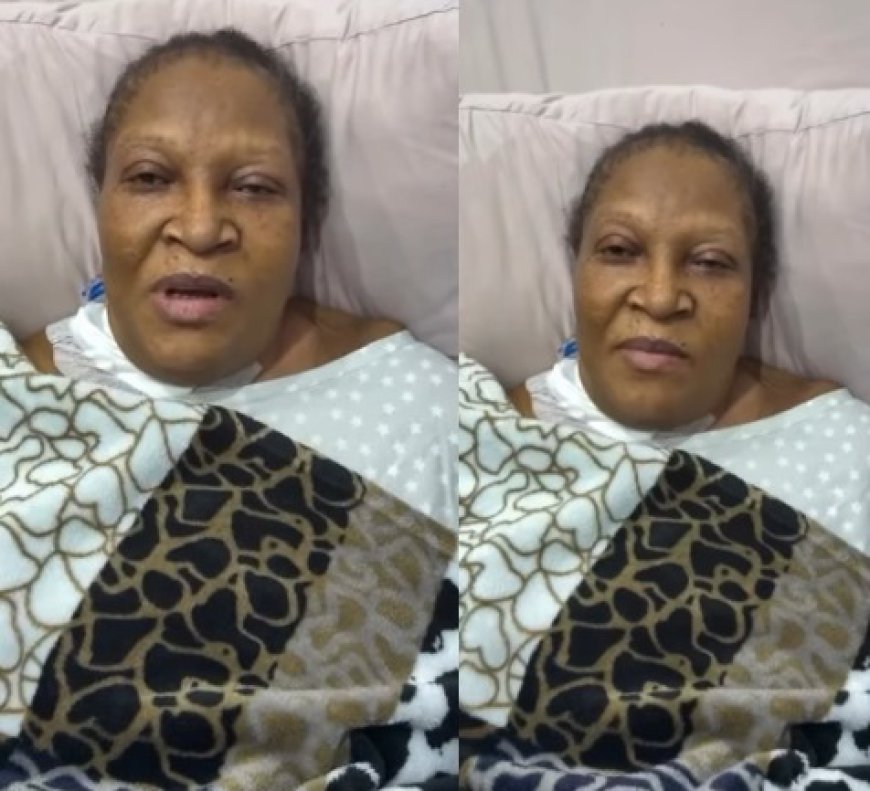 Please don’t let me d!e - Veteran actress Ngozi Nwosu, seeks financial support for treatment of an undisclosed ailment (video)
