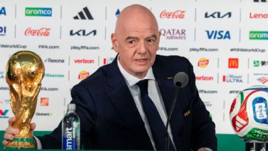 FIFA president Gianni Infantino slams World Cup critics for 'spreading hate'