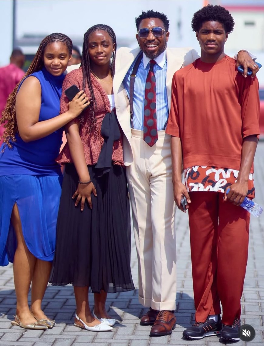 Timi Dakolo's kids look grown in lovely family photos