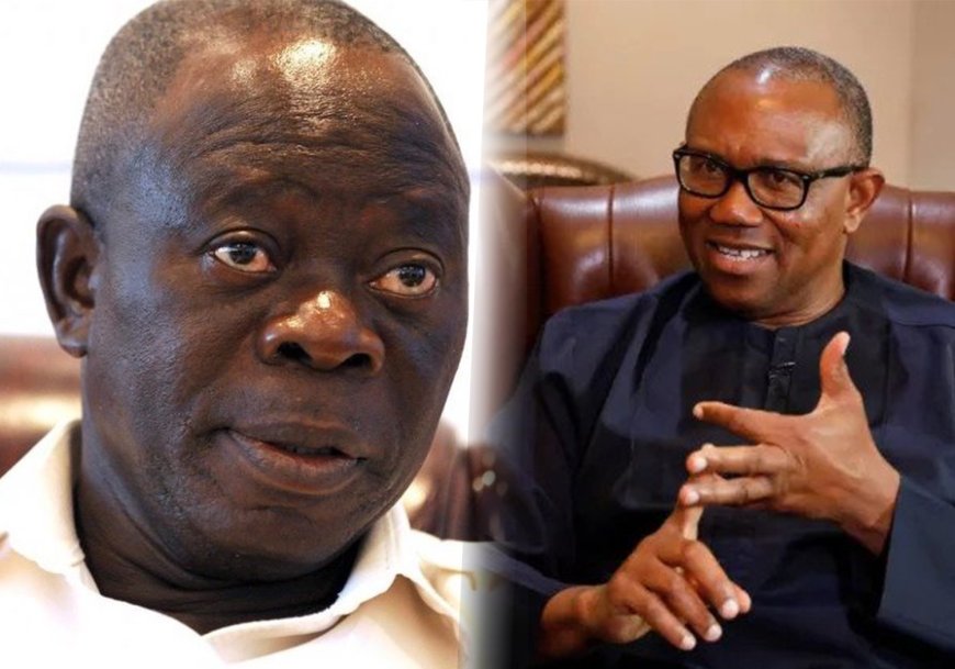 2027: Peter Obi’s business is to export job and import unemployment to the country. He can’t be president — Oshiomhole
