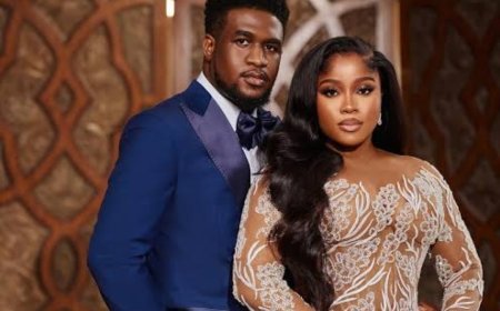 "Yes, my husband doesn't have a life of his own. It's me and him forever" — Designer, Veekee James responds to criticism over husband always accompanying her