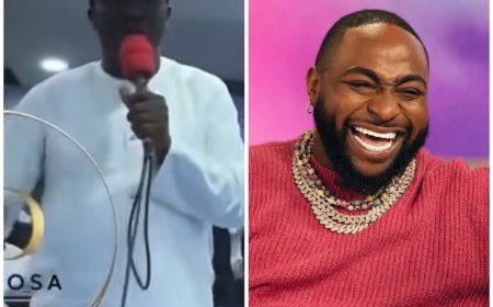 Davido trolls Edo state gov hours after he mocked his uncle, Gov Ademola for always dancing