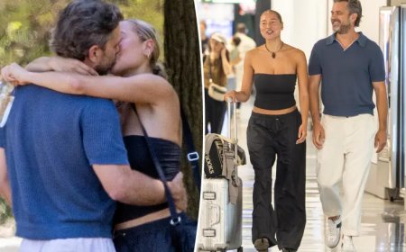 Hollywood Actor Joshua Jackson and model Olivia Burgess confirm dating rumors with PDA