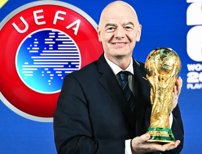 UEFA declares loss of confidence in Gianni Infantino's FIFA presidency