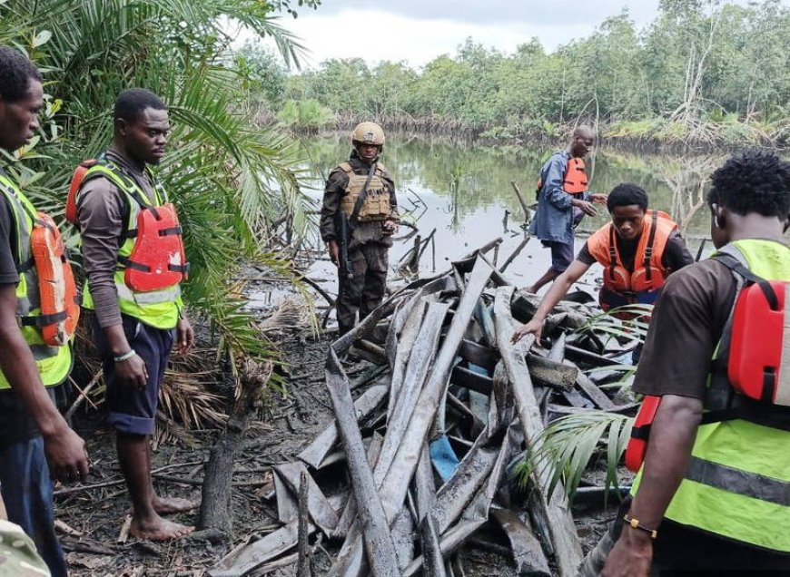 Navy recovers 24,000 litres of stolen crude oil in Rivers