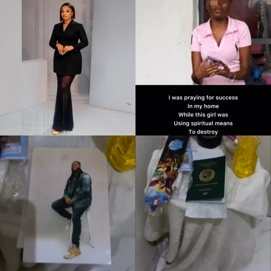 Actress Chiamaka Nwokeukwu calls out husband's alleged side chic and declares she's leaving her husband after discovering he did visa for the side chic to join him abroad (video)