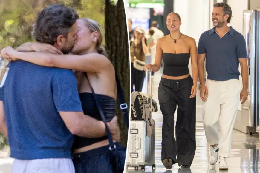 Hollywood Actor Joshua Jackson and model Olivia Burgess confirm dating rumors with PDA