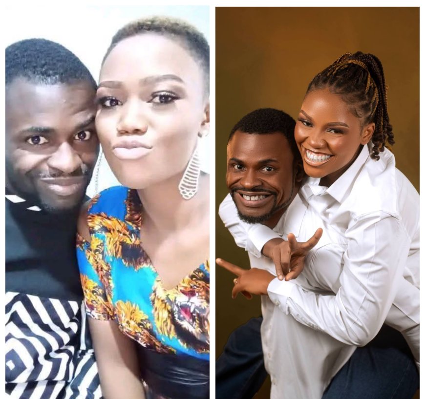 I was poor but she stayed with me, fed and bought things for me. Drank garri during her first pregnancy - Nigerian man praises his wife